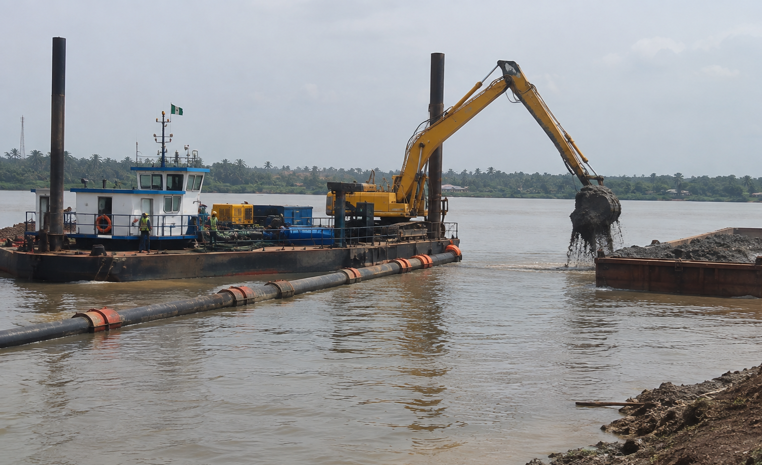 [INSERT SERVICE IMAGE — Dredging & Reclamation]